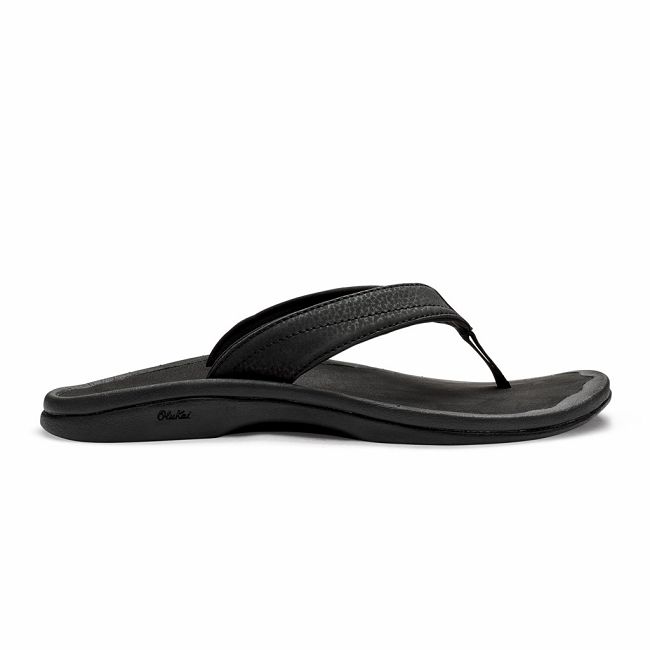 Olukai Women's Ohana Flip Flop - Black US931-067